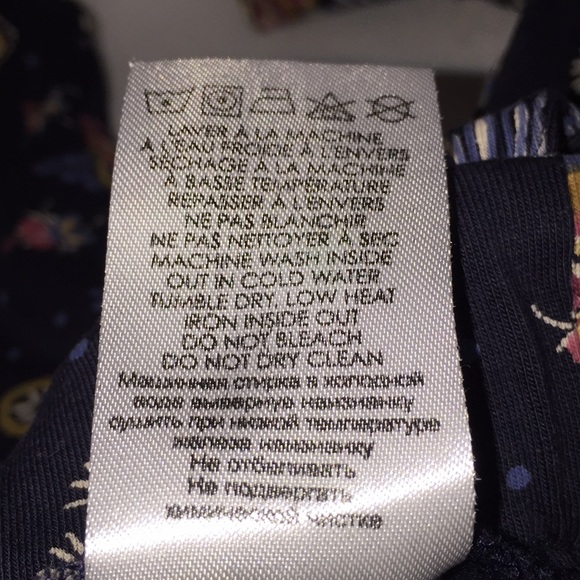 Nano Infant Girls Jersey Pants Size 6 Months Floral - Picture 8 of 10